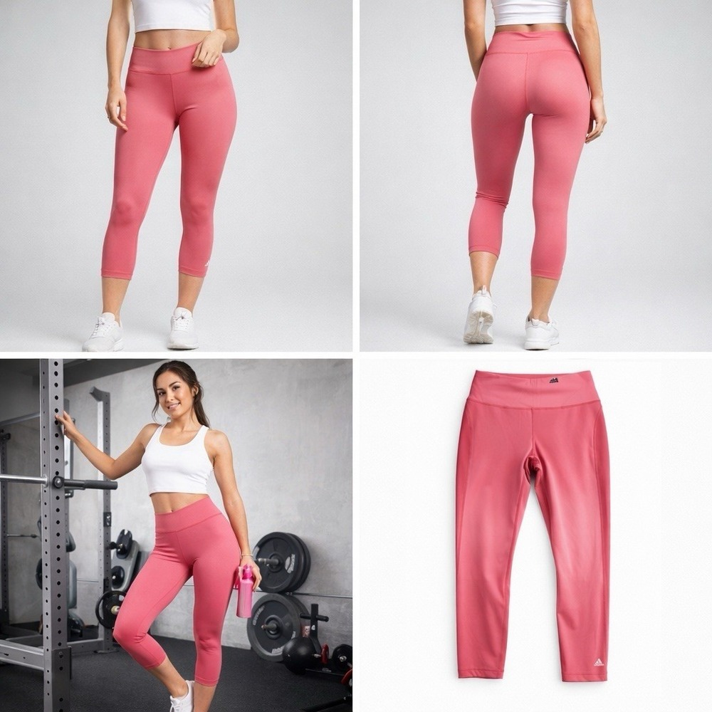 Nike Dri Fit Leggings Womens Pink L High Rise Athletic Running Gym